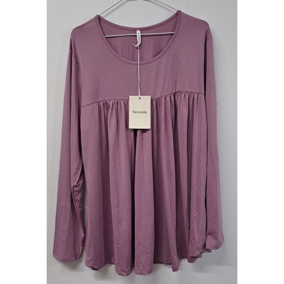 Women's‎ Long Sleeve Casual Tunics Tops Loose Shirts Blouse Comfy Size 3XL - Picture 1 of 11